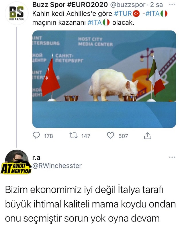 2. Yaş mama koymuşlar.