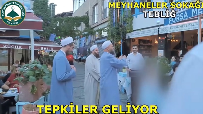 'Hayırların Fethi Derneği'nin İstanbul'da Yaptığı ve 'Büyük Tepki Gösterdiler' Başlığıyla Paylaştıkları Tebliğ