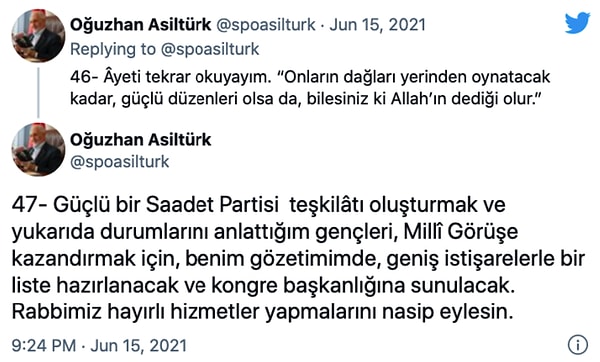 'İktidarı eleştirmek Milli görüşün geleneği değil'