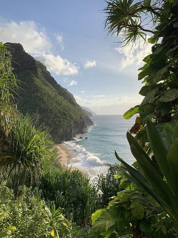 30. "Kauai'de altı kilometrelik yürüyüşümün yarısına geldim..."