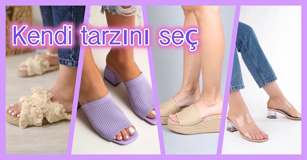 Bu Yaza Damgasını Vuracak Son Modaya Uygun En Güzel Terlik Modelleri