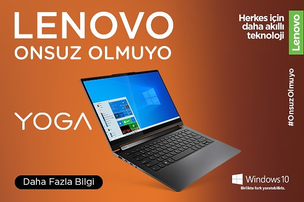 Herkes için daha akıllı teknolojiler Lenovo'da!