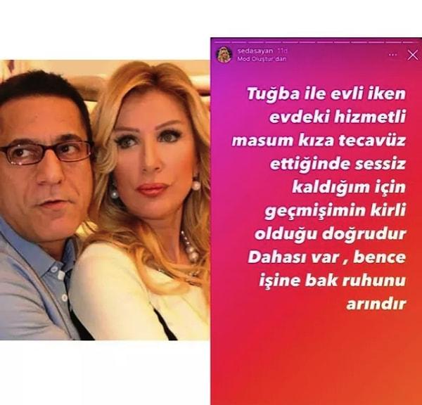 Seda Sayan, Mehmet Ali Erbil'i tecavüzcü olmakla suçlamıştı. Sonra bu paylaşımı Instagram'da sildi ama olay çoktan duyuldu bir kere!