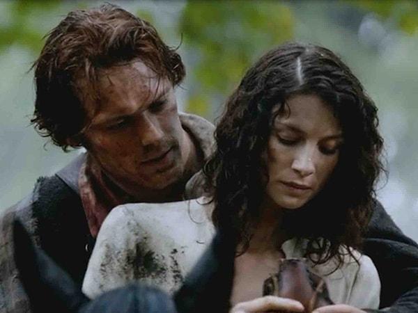 9. Claire ve Jamie - Outlander