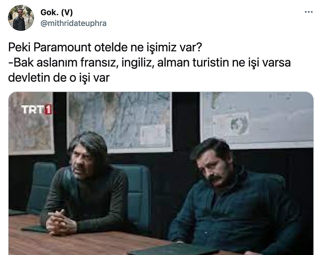 3. Son günlerde yandaş dinlenme tesisleri olarak lanse edilen Paramount Hotel'i es geçmedi timeline.