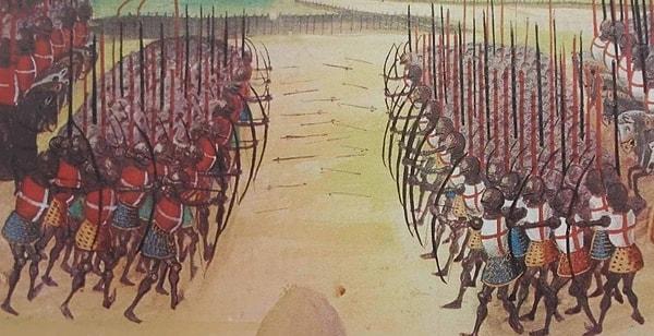İngiliz okçular Yüzyıl Savaşları esnasında o kadar önemli bir rol oynuyordu ki savaşın önemli bir parçası olan Agincourt Muharebesi bu okçular sayesinde kazanıldı.