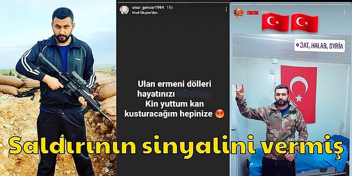 HDP İzmir İl Binasına Saldırı Düzenleyen Onur Gencer'in Silahlı Fotoğrafları ve Kan Donduran Paylaşımları