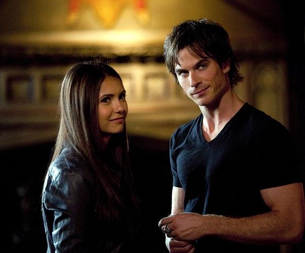 19. Elena ve Damon - Vampire Diares