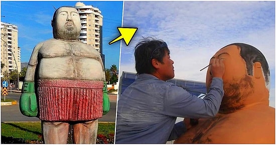 'Boğazın Boğası' Lakaplı Sinan Şamil Sam'ın Mersin'de Yapıldığı İddia Edilen Heykeli Bakın Ne Çıktı!