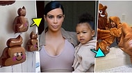 Olaysız Tek Günü Yok! Kim Kardashian Kızı North İçin Kaka Emojisi Temalı Bir Doğum Günü Partisi Düzenledi