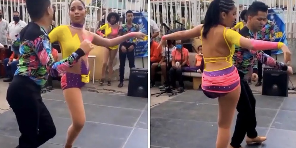 Salsa Yaparak Gören Herkesi Kendisine Hayran Bırakan Engelli Dansçı Kadın