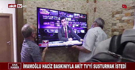 İmamoğlu'na Hakaret Eden ve Tazminatı Ödemeyen Akit TV'nin Eşyalarına Haciz!