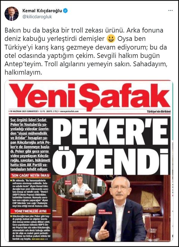 Kılıçdaroğlu, Yeni Şafak'ın iddiasına "Troll zekası ürünü" diyerek yanıt verdi 👇