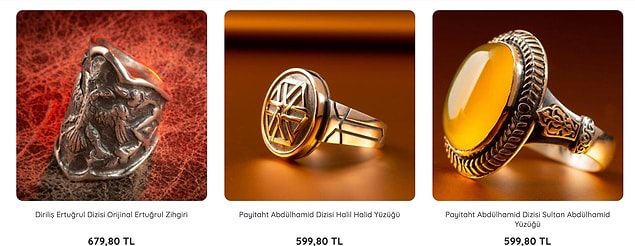 Bilmeyenler için söyleyelim, yüzüklerin fiyatları çoğunlukla 400-700 TL arasında değişiyor.