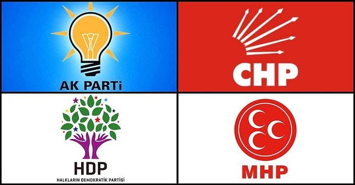 Şu An Türkiye'de Faal Olan 106 Siyasi Parti