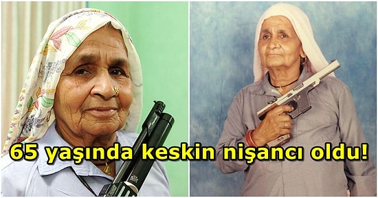 Torunları ile Beraber Atış Kulübüne Kaydolup Dünyanın En Yaşlı Keskin Nişancısı Olan Kadın: Chandro Tomar
