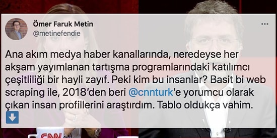 CNN Türk'ün Kazık Çakan Yorumcularını ve Geldikleri Vahim Noktayı Gözler Önüne Seren Enfes Araştırma