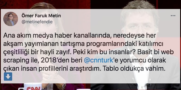 CNN Türk'ün Kazık Çakan Yorumcularını ve Geldikleri Vahim Noktayı Gözler Önüne Seren Enfes Araştırma