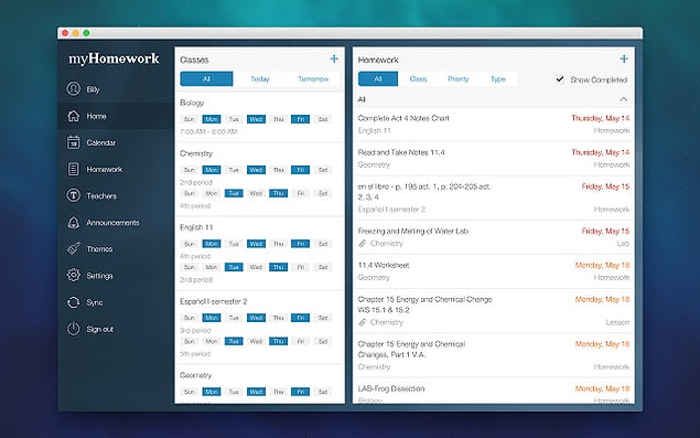 5. myHomework Student Planner