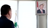 AKP'li Diyarbakır Bağlar Belediye Başkanı, Erdoğan'ın Portresinin Önünde Saygı Duruşunda Bulundu...