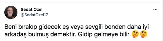Burda da birbirinden farklı erkek görüşleri var, buyurun.