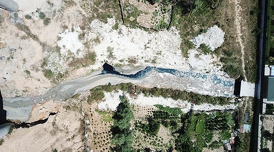 İstanbul'da Şamlar Gölü'ne Akan Dere Kimyasala Bulandı: Ölen Köpek ve Koyunların Sudan İçtiği Düşünülüyor...