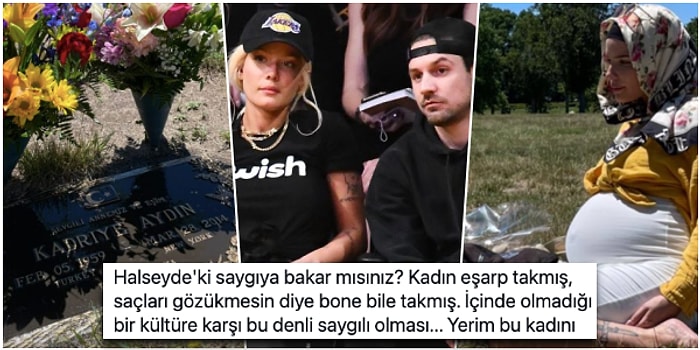 Halsey, Sevgilisi ve Doğacak Bebeğinin Babası Alev Aydın’ın Annesi Kadriye Aydın’ı Mezarı Başında Ziyaret Etti