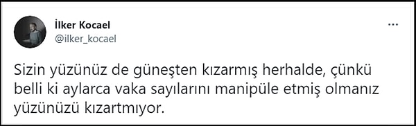 Ancak Koca'nın paylaşımına çok sayıda eleştiri de geldi. Onlardan bazıları 👇