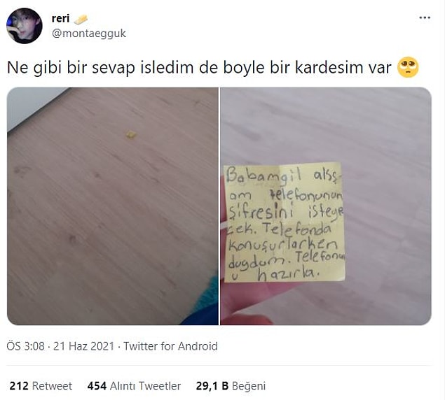 6. Kardeş gibi kardeş...