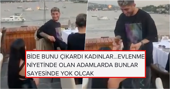 Doğru mu Değil mi? Erkek Arkadaşına Diz Çökmeli Evlenme Teklifi Eden Kadın Tartışma Yarattı