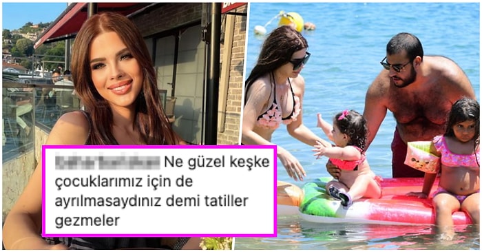 Damla Ersubaşı’nın Çocukları İçin Eski Eşi ile Tatile Gitmesine Yapılan Birbirinden Ayarsız Yorumlar