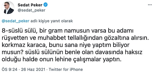 Sedat Peker'den Korkmaz Karaca Savı: 'Yakınlarımı Ortaya Koyup Bana Ulaşmak İstedi'