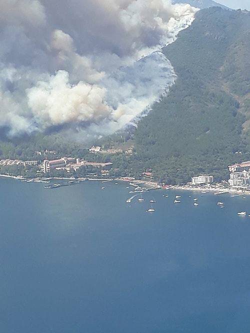 Marmaris'te Orman Yangını: Alevlerin Ortasında Kalan Bir Orman Personeli Can Verdi