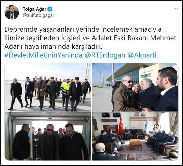 Fotoğraflar, Tolga Ağar'ın Twitter hesabından böyle paylaşılmıştı. 👇