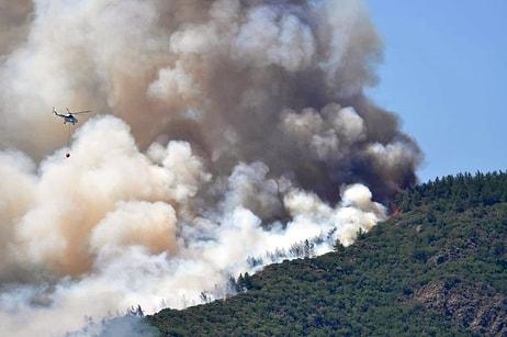 Marmaris'te Orman Yangını: Alevlerin Arasında Kalan Bir Orman İşçisi Can Verdi
