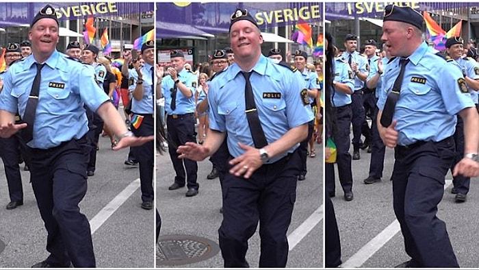 Meanwhile in Sweden: İsveç'teki Onur Yürüyüşü'nde Polisler Halkla Birlikte Dans Etti