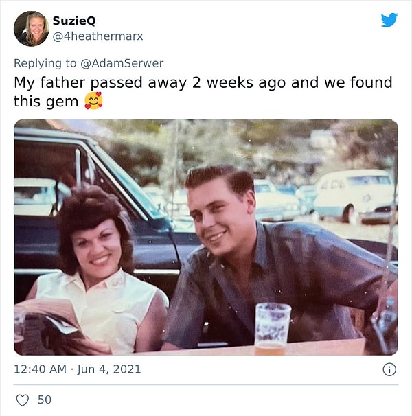 2. Мой папа недавно умер, и я нашла эту фотографию
