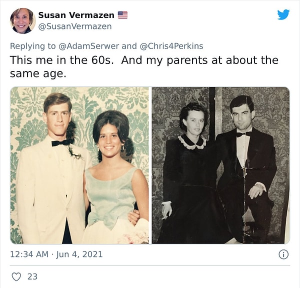 5. Слева я со своим мужем в 60-е года, а справа мои родители в том же возрасте