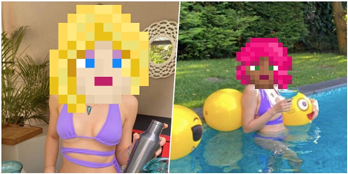 Lila Bikinisiyle Esra Dermancıoğlu'nun Meşhur Makarnasını Yiyen Bu Ünlü Kim?