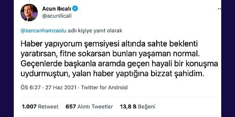 Acun Ilıcalı, Muhabir Sercan Hamzaoğlu'nun Yalan Haber Yaptığını İddia Ederek Açtı Ağzını Yumdu Gözünü
