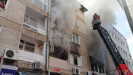 Kadıköy'de 4 Katlı Binada Yangın: 1 Ölü