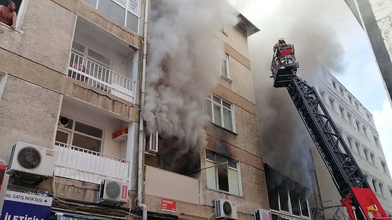 Kadıköy'de 4 Katlı Binada Yangın: 1 Ölü