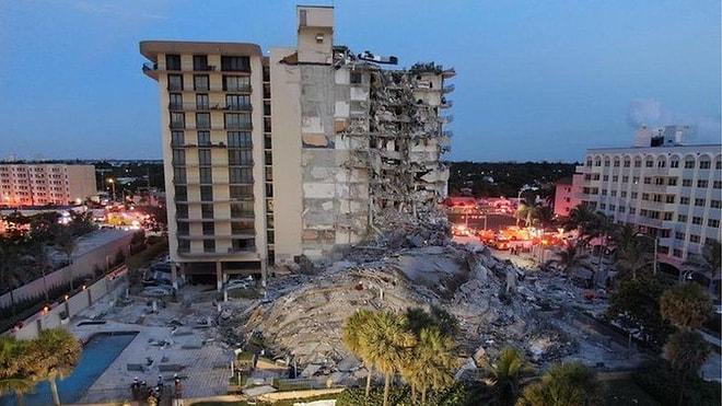 Miami'de Çöken Binada Hayatını Kaybedenlerin Sayısı 11 Oldu: 150'den Fazla Kişiden Haber Alınamıyor