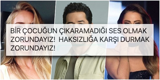 İstismarı Çizerek Anlatan Çocukların Anne ve Üvey Babalarının Serbest Kalmasına Ünlülerden Gelen Tepkiler