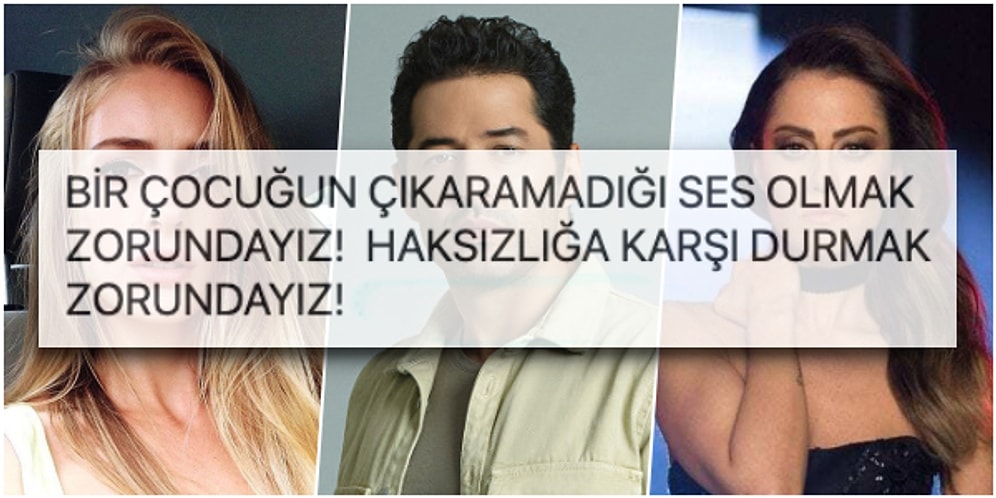 İstismarı Çizerek Anlatan Çocukların Anne ve Üvey Babalarının Serbest Kalmasına Ünlülerden Gelen Tepkiler