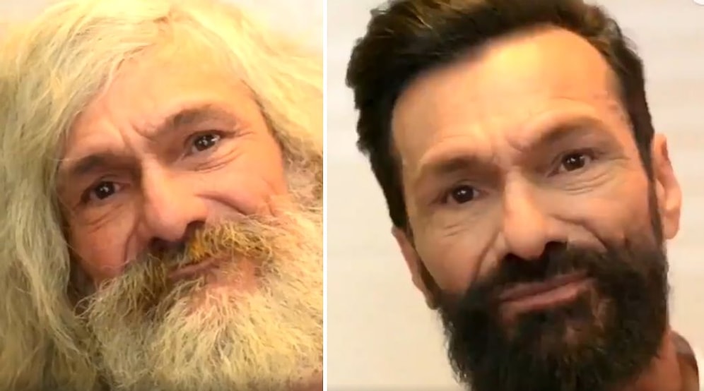 Evsiz Adamın İyi İnsanların Yardımıyla Berberdeki Değişimi ve Kendisini Aynada Gördüğünde Verdiği Efsane Tepki