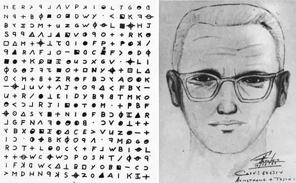 1. 1968 ve 1969 yılları arasında 37 kişiyi öldürdüğünü iddia eden 'Zodiac Killer', 1970'lerin başında San Francisco gazetelerine şifreli mektuplar gönderdi.