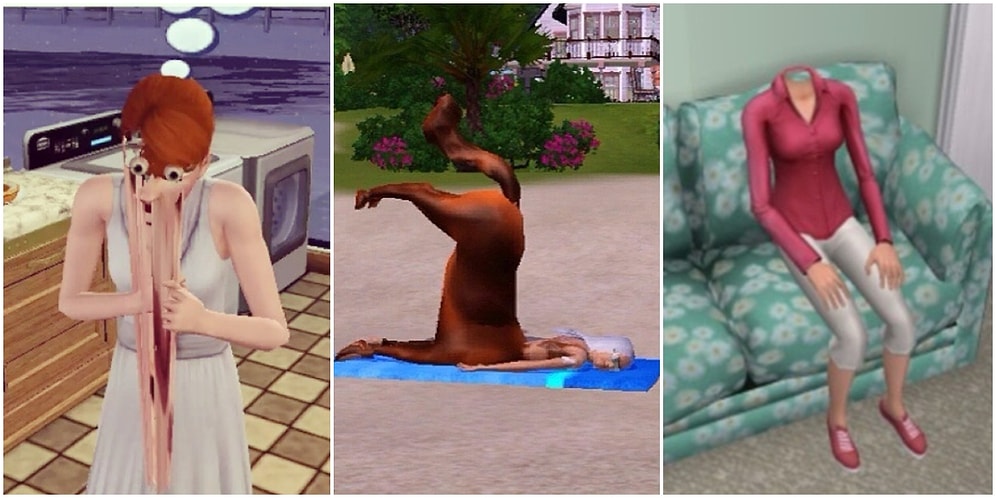 The Sims'te Karşılaştığınızda Uykularınızı Kaçıracak Birbirinden Garip 27 Hata