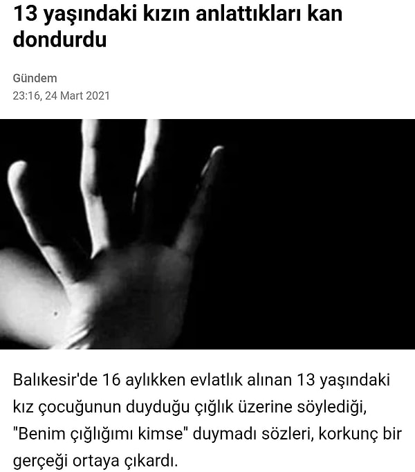 1. Fakat maalesef bu yaşanılan trajedi ilk değil. Bundan önceki istismar haberlerine şöyle bir bakalım. Örneğin 8 yaşından 10 yaşına kadar üvey babası tarafından tacize uğrayan bu çocuk... Sanık üvey baba, 2. duruşmada beraat etti.