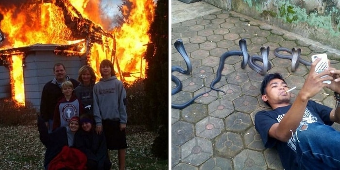 20 случаев, когда люди продолжали хранить спокойствие и невозмутимость в самых неожиданных ситуациях